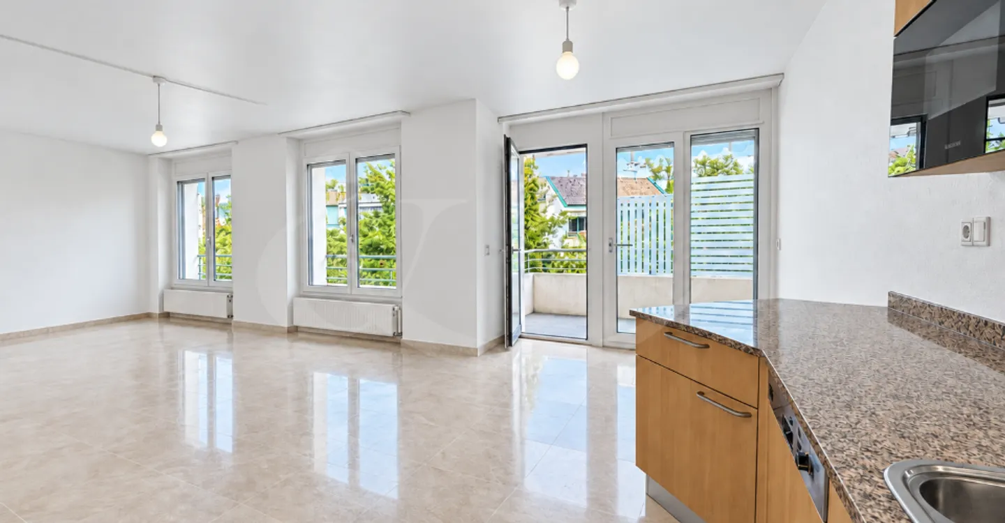 Versoix ? 3 locali con balcone e box, residenza con parco privato a bordo lago - Foto 1 di 3