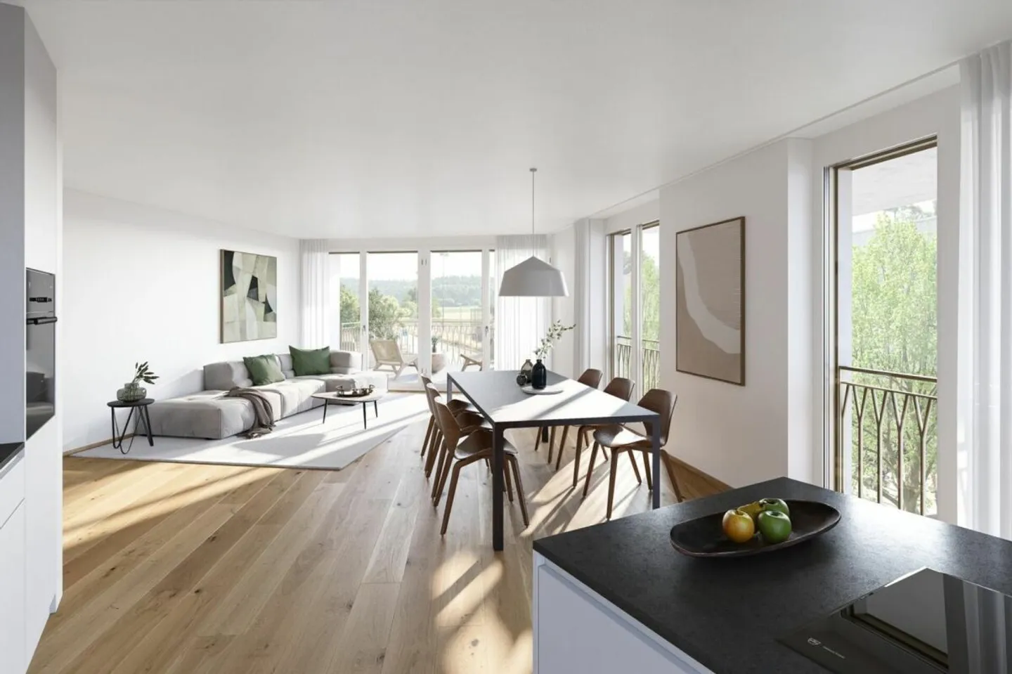 Appartement neuf de 5,5 pièces, 1/2 déjà vendu ! - Photo 1 sur 6