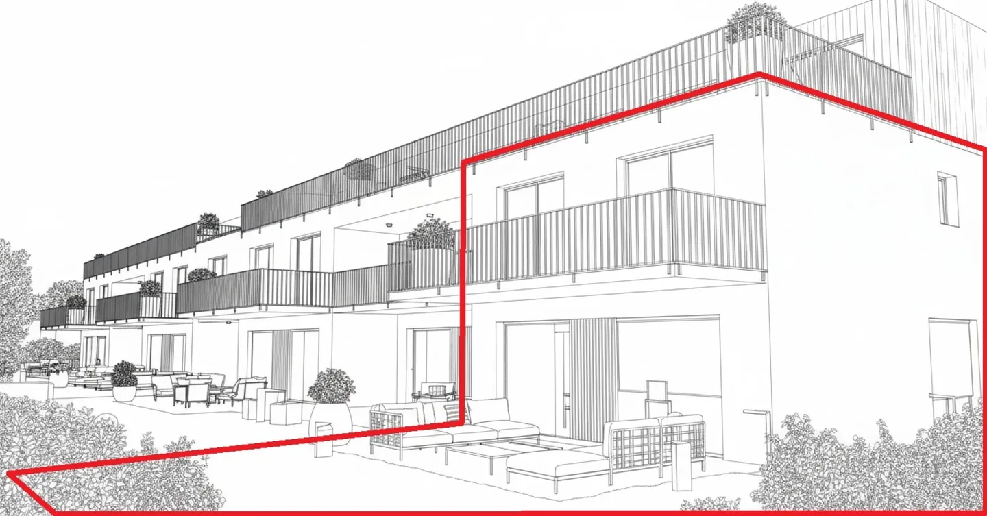 Einzigartige Garten-Maisonette: Garten auf zwei Seiten, Master Suite & 2 Balkone - Foto 12 von 15