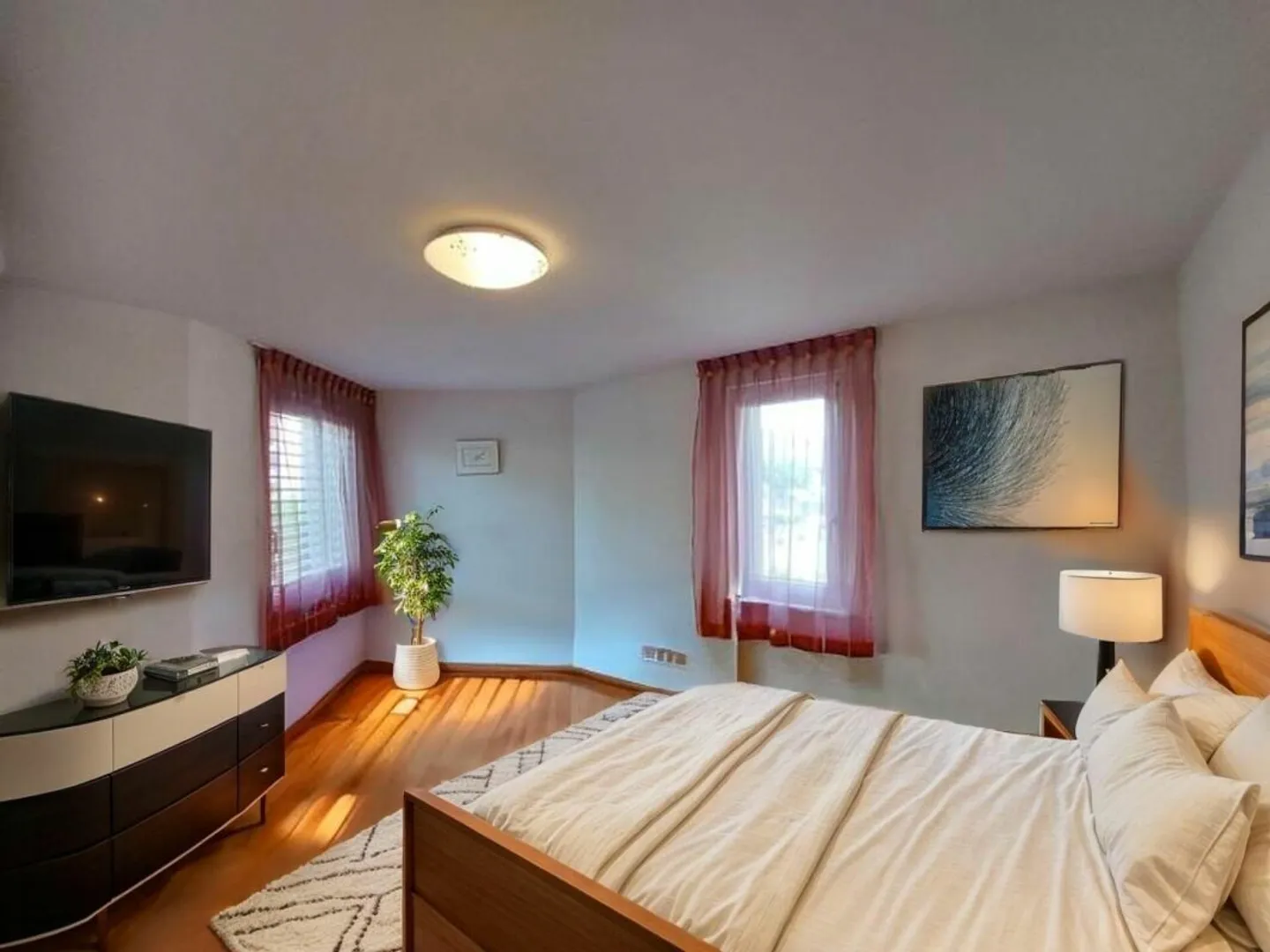 Spacious 4.5-room apartment with balcony, elevator, and garages - Photo 9 of 12