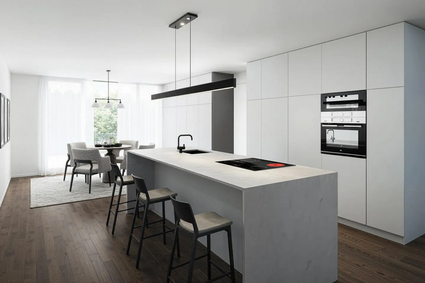 Nuovo progetto di costruzione "Schachen" – 7 case da sogno nel verde con Minergie - Foto 2 di 9