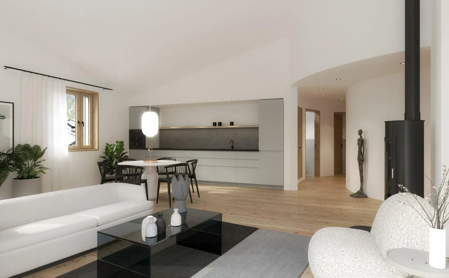 NEW BUILD Zanutsch | 5.5-Room Apartment No. 5 | Second Home - Photo 3 of 9