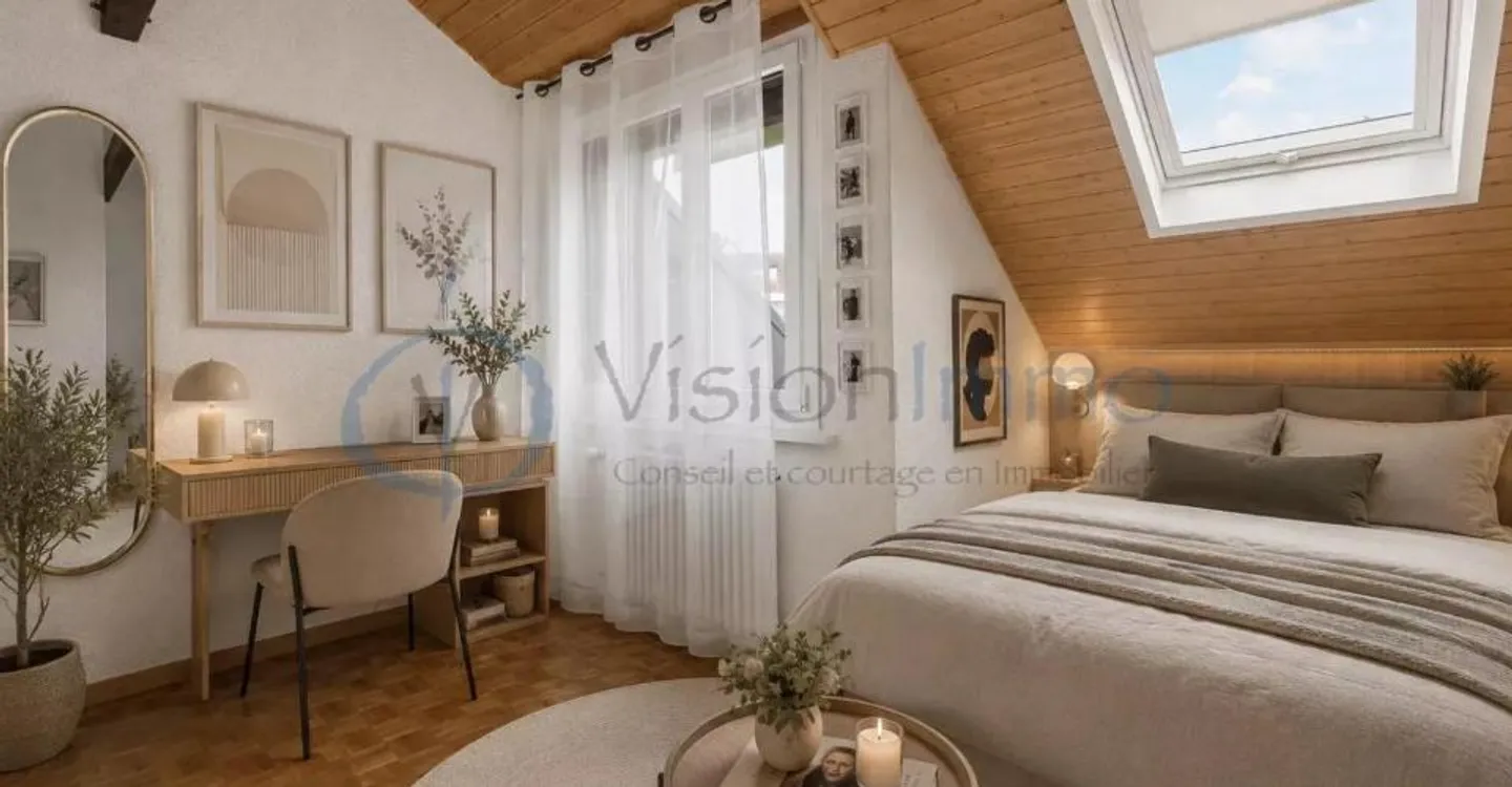 Charmante Penthouse im Herzen von Bernex - Foto 5 von 12