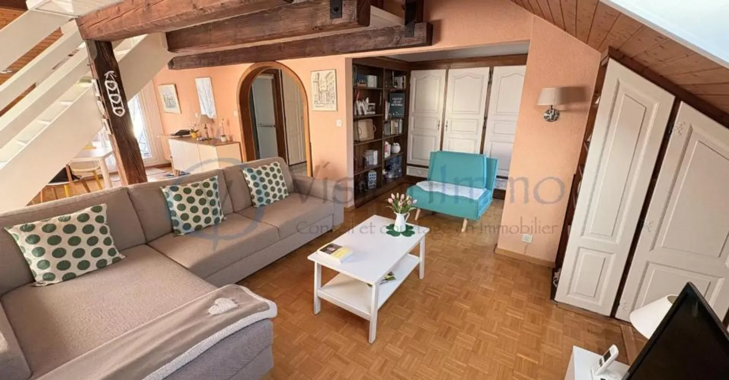Charmante Penthouse im Herzen von Bernex - Foto 9 von 12