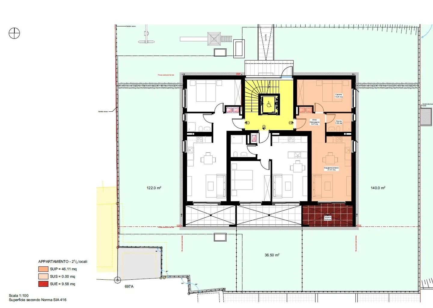 Moderne appartamenti di 2,5 stanze con grande giardino in posizione privilegiata a Cadenazzo - Foto 9 di 9
