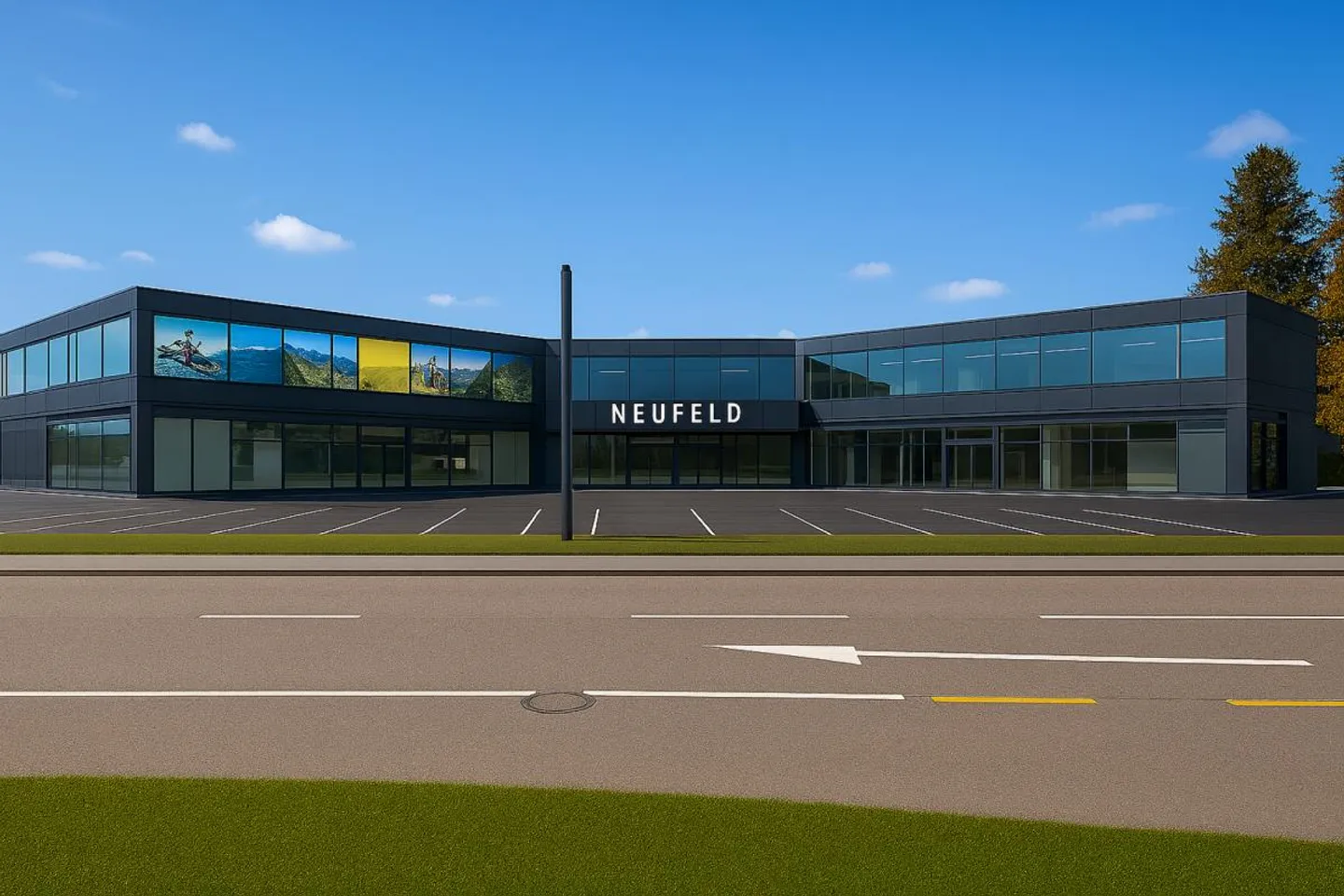 Centro commerciale Neufeld Sennwald - Haag (Rheintal, SG) - Foto 1 di 1