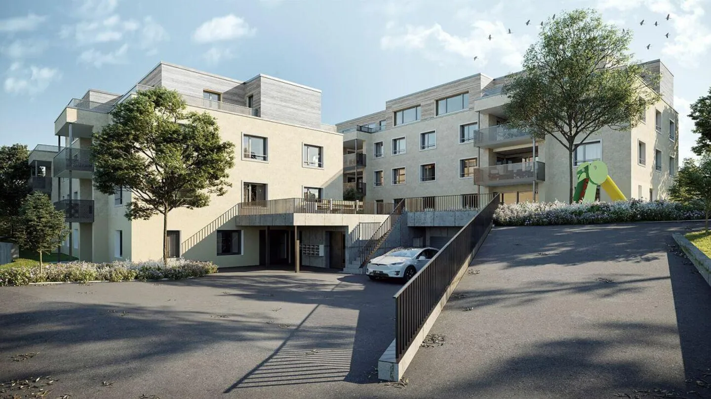 Nouvelle construction / Première occupation : Résidence "Hofgarten" / Appartement 3½ pièces au dernier étage - Photo 1 sur 8