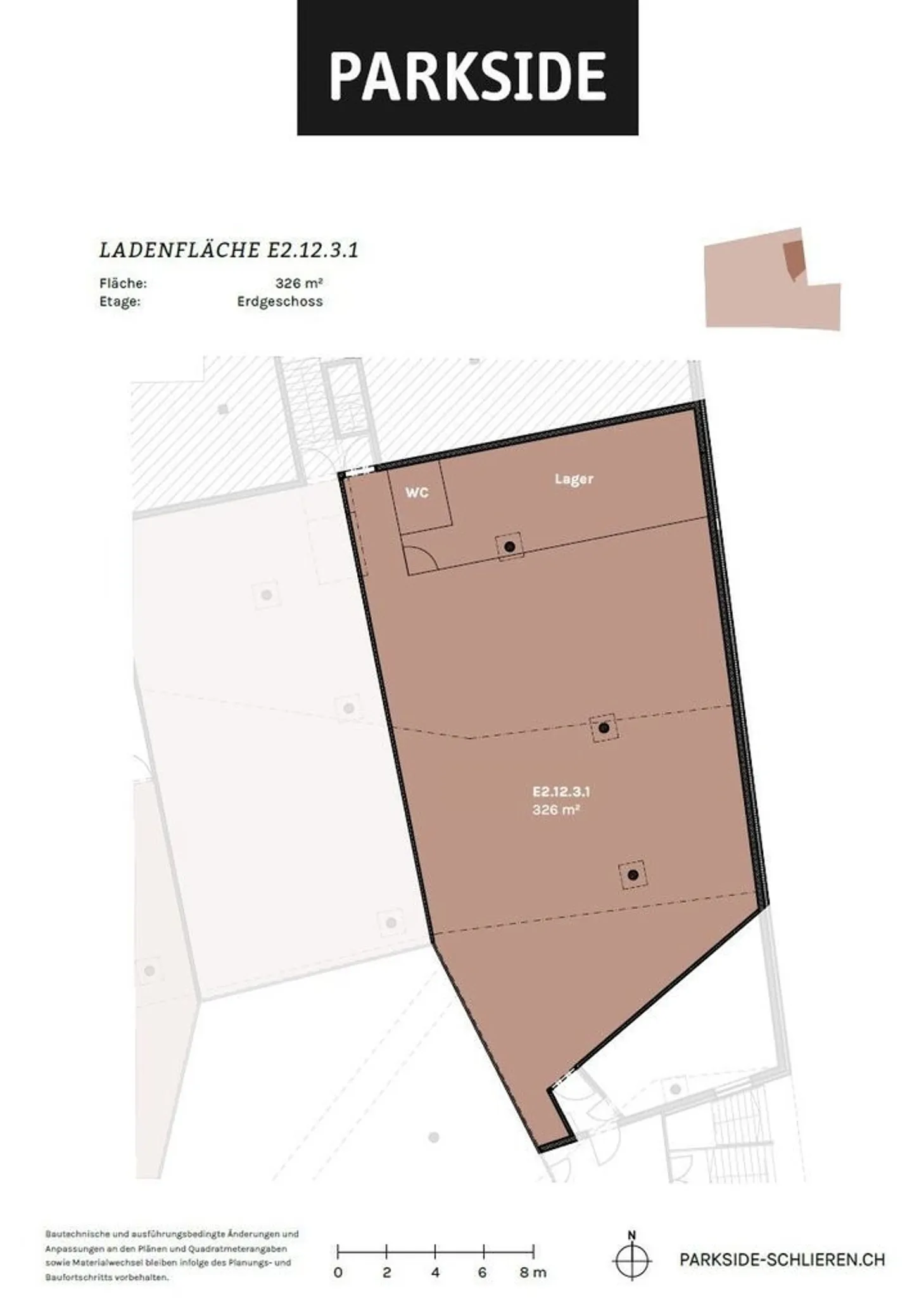 Magasin dans le centre commercial à louer au PARKSIDE Schlieren - Photo 7 sur 8