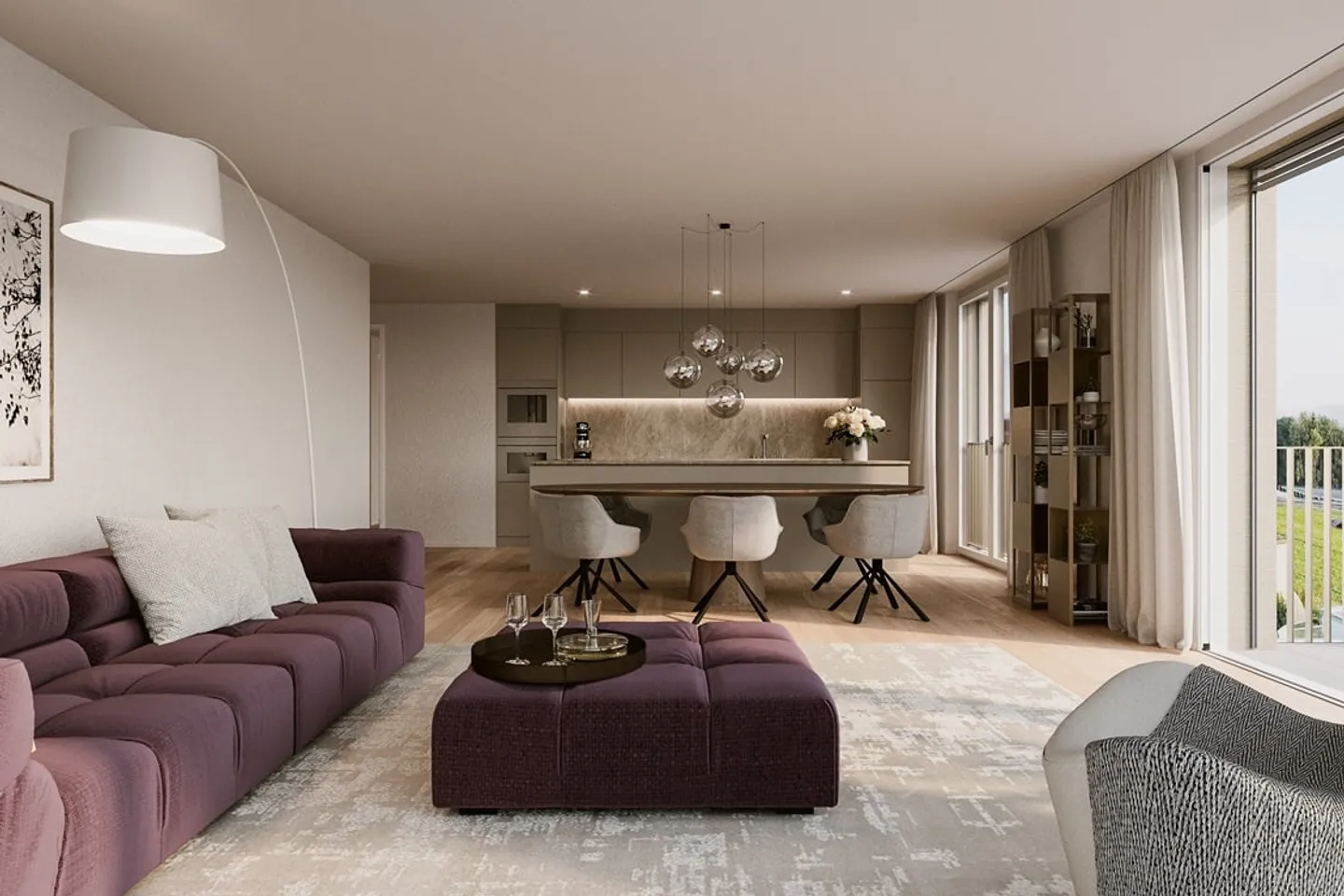 New Construction Project HIROKI: 2.5-Room Penthouse Apartment - Photo 4 of 7