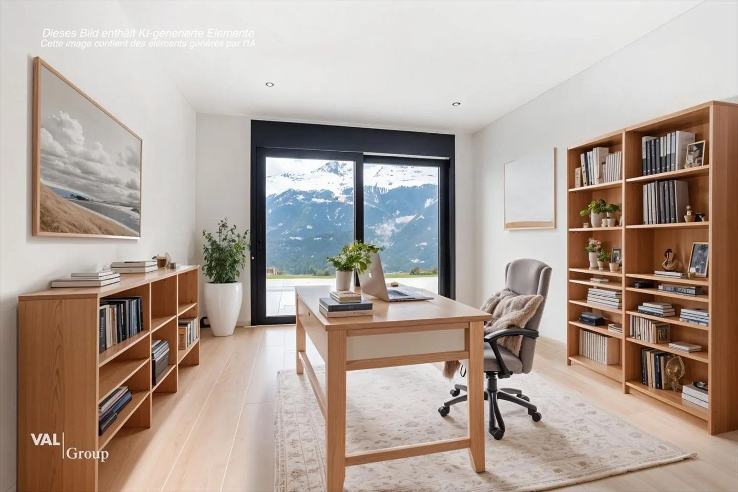 Architecture moderne et vue imprenable sur les Alpes valaisannes - Photo 10 sur 13