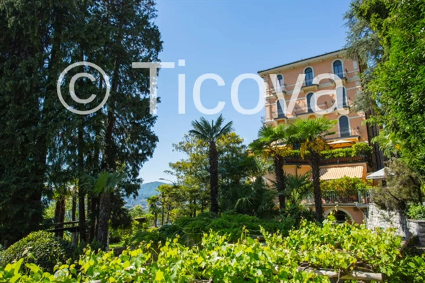 Ruvigliana - For rent 6.5 rooms in the green with beautiful lake view, swimming pool in the park - Photo 2 of 8