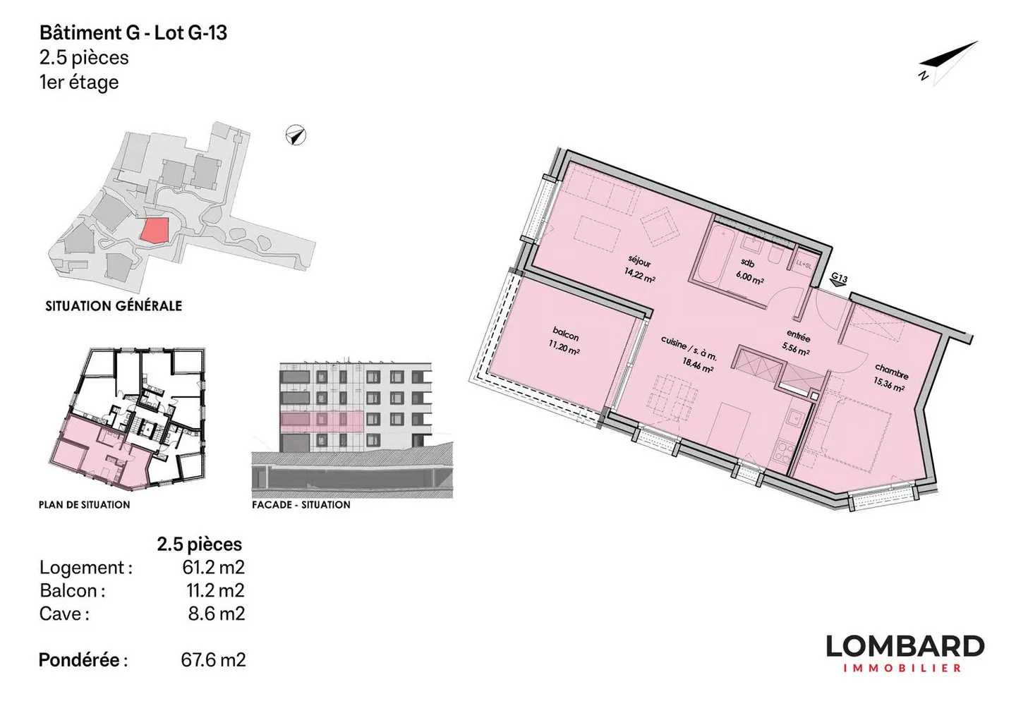 2,5-Zimmer-Wohnung im 1. Stock - Foto 6 von 6