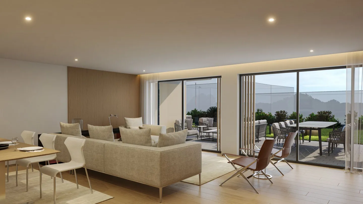 Esperienza abitativa esclusiva: Maisonette di 5,5 stanze chiavi in mano con giardino, terrazza e 2 balconi - Foto 9 di 18