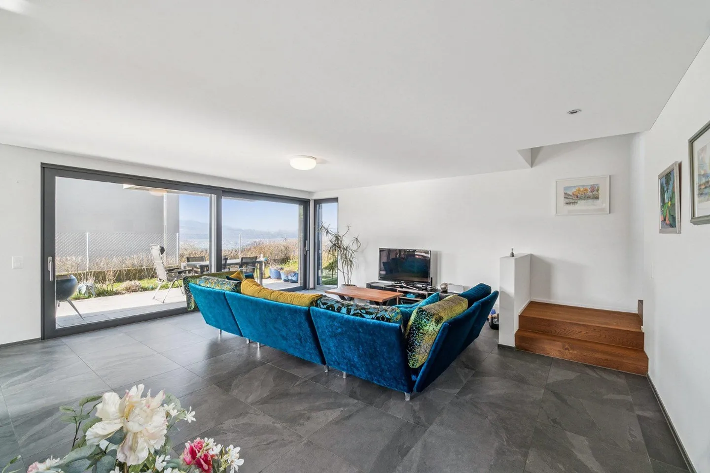 Vue sur le lac rencontre la vie privée - Vie moderne avec sauna privé - Photo 5 sur 13