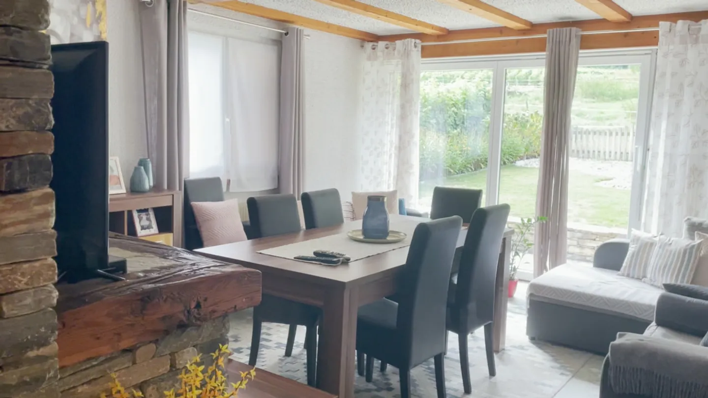 A Grône (7 min Sion), Piano terra attraversante 3,5 stanze - Foto 7 di 14