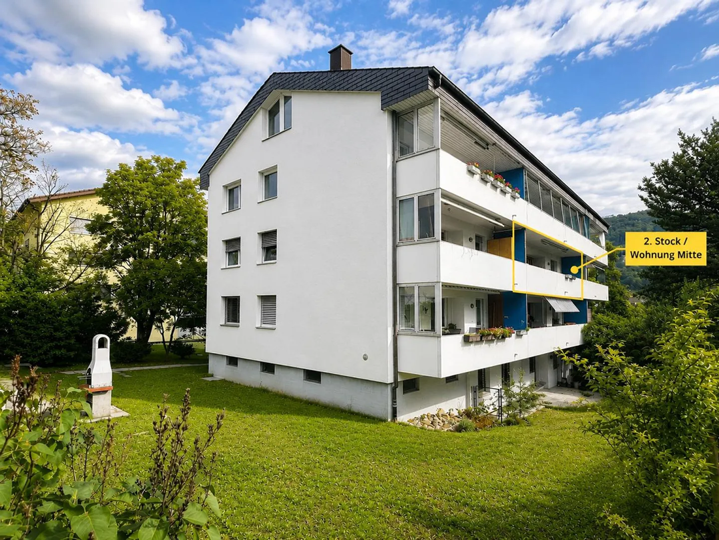 Well-maintained 3 1/2 room apartment with balcony - ideally located - Photo 1 of 9