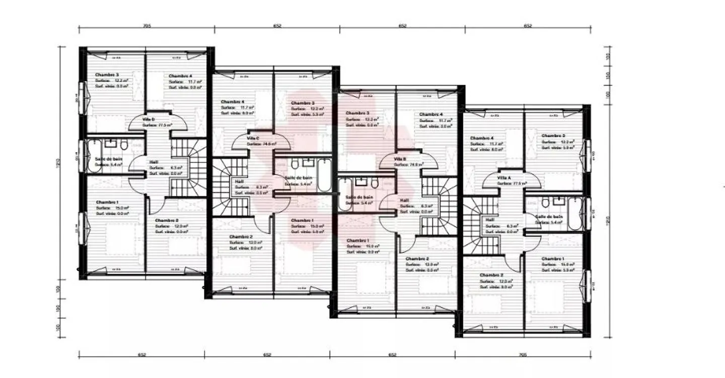 Conthey - Promotion of 4 spacious semi-detached villas with two parking spaces - Photo 4 of 6