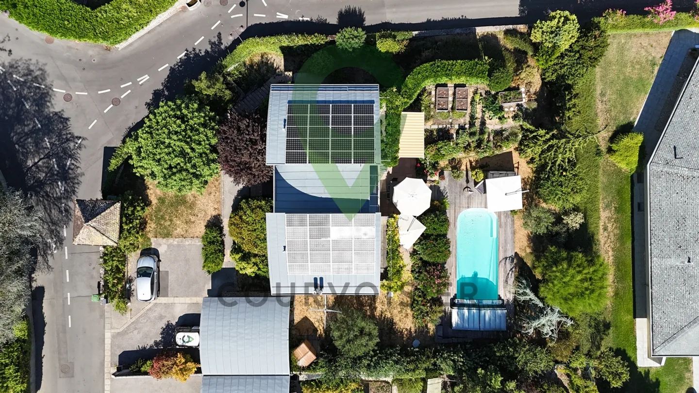Casa unifamiliare unica con vista sul lago e appartamento separato a Morges - Foto 16 di 17