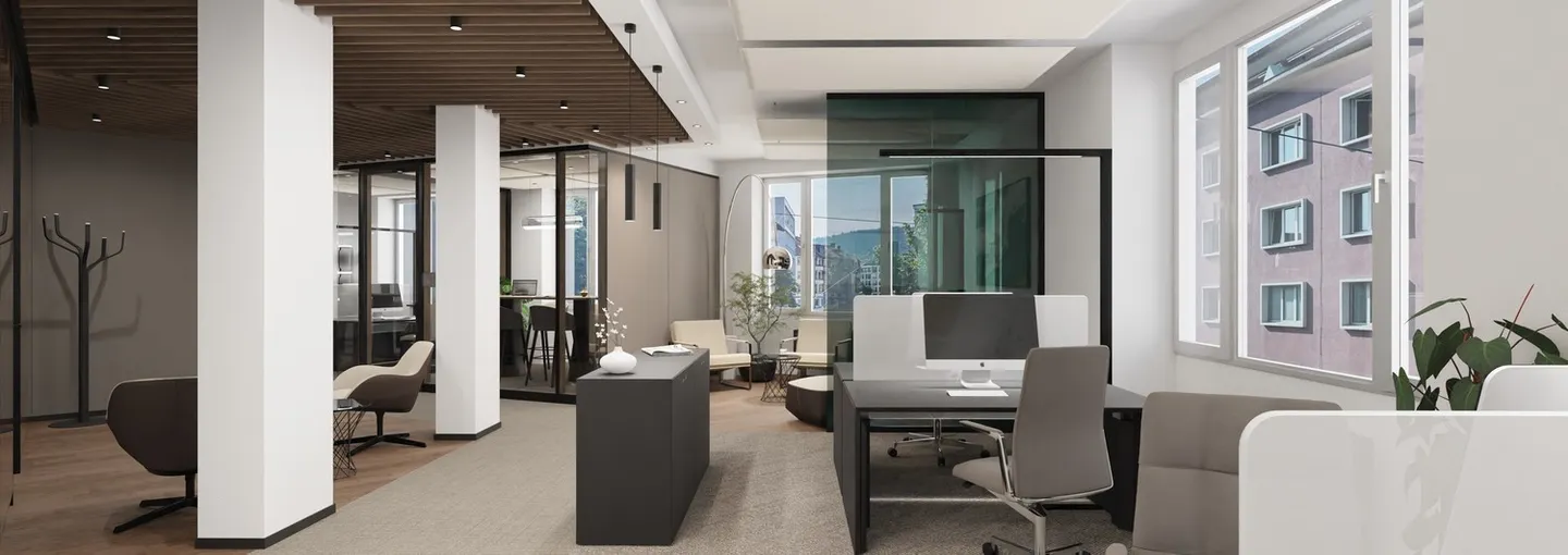 Attractive, newly renovated office spaces in a prime location in Zurich-Oerlikon - Photo 1 of 3