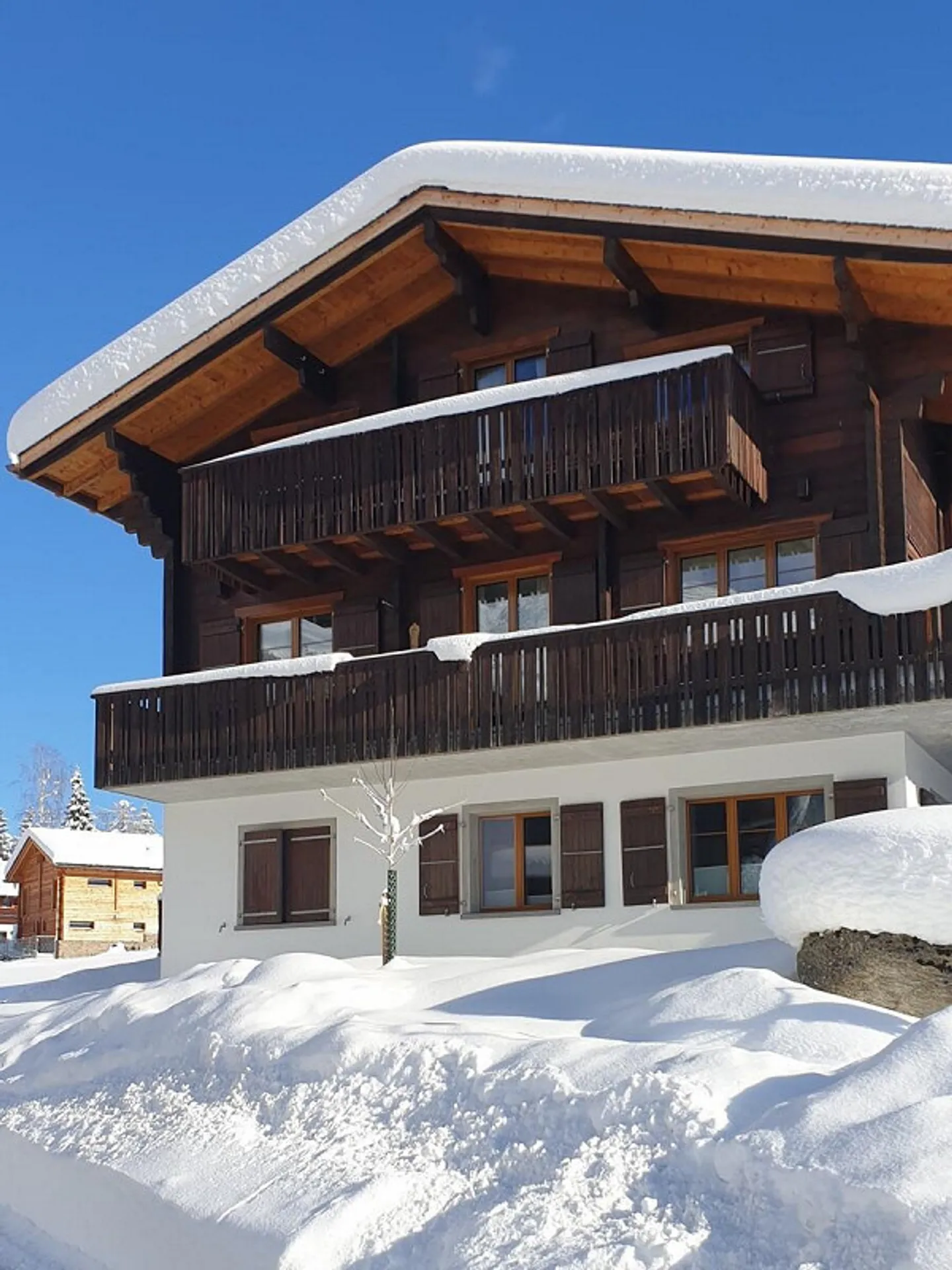 Gemütliches Walliser Chalet mit zwei Wohnungen in Mühlebach - Foto 2 von 25