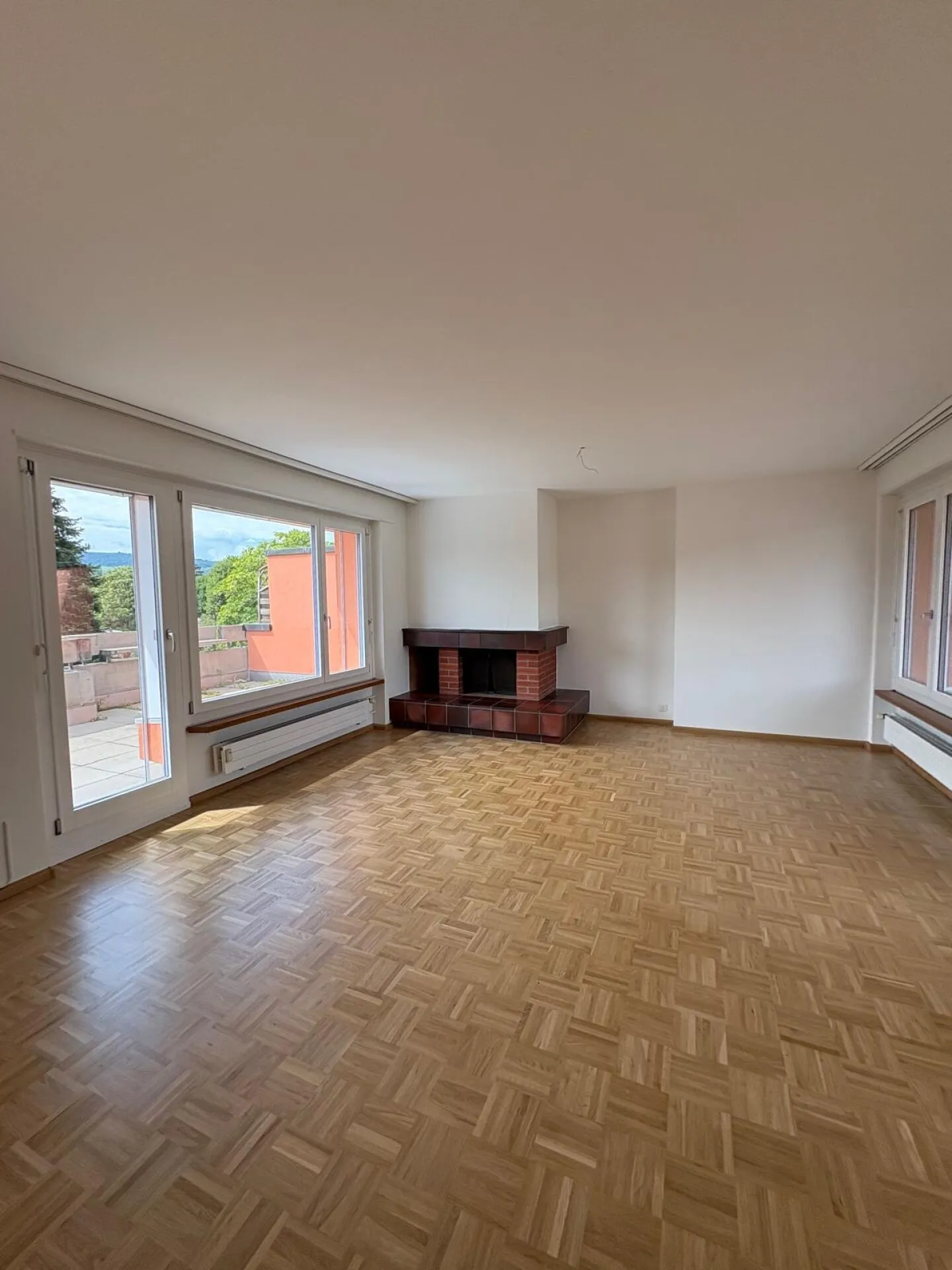 Appartement en penthouse au milieu de Reinach avec cheminée - Photo 5 sur 12