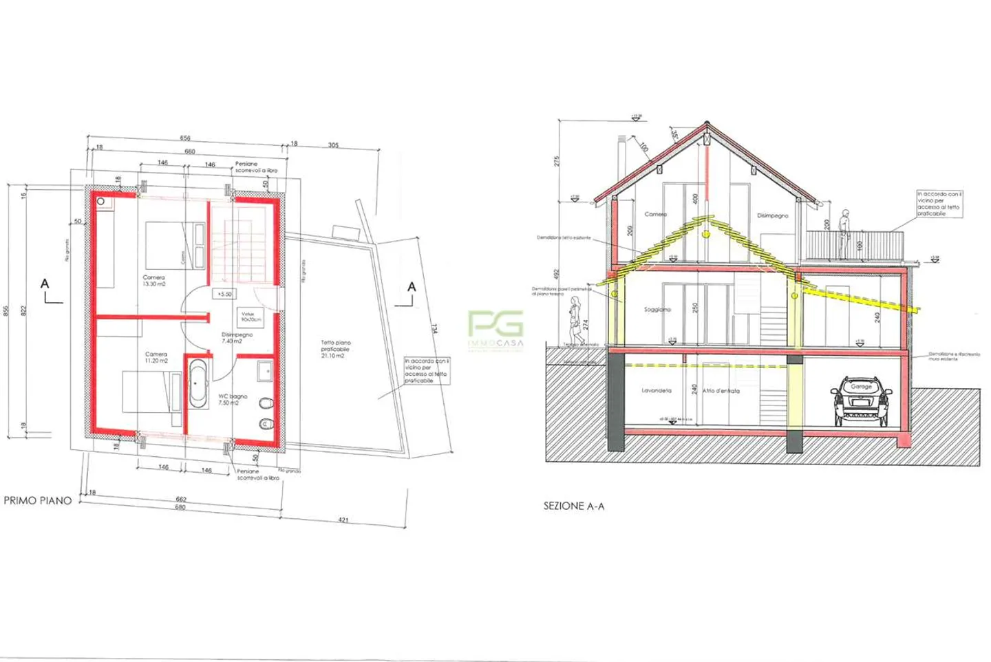 Building land with approved project in Prugiasco - Photo 3 of 5