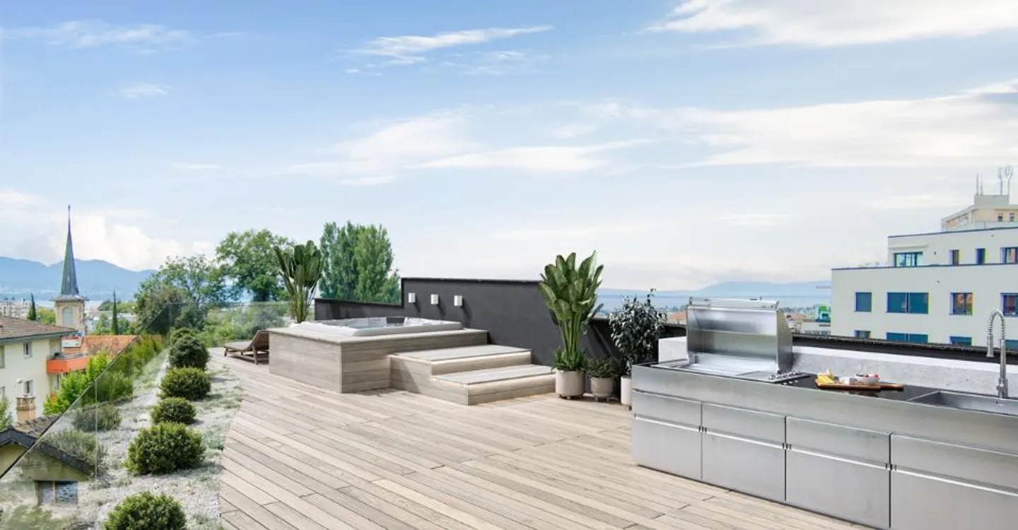 Duplex di eccezione con 4,5 stanze e vista panoramica in vendita su piano - Foto 1 di 4