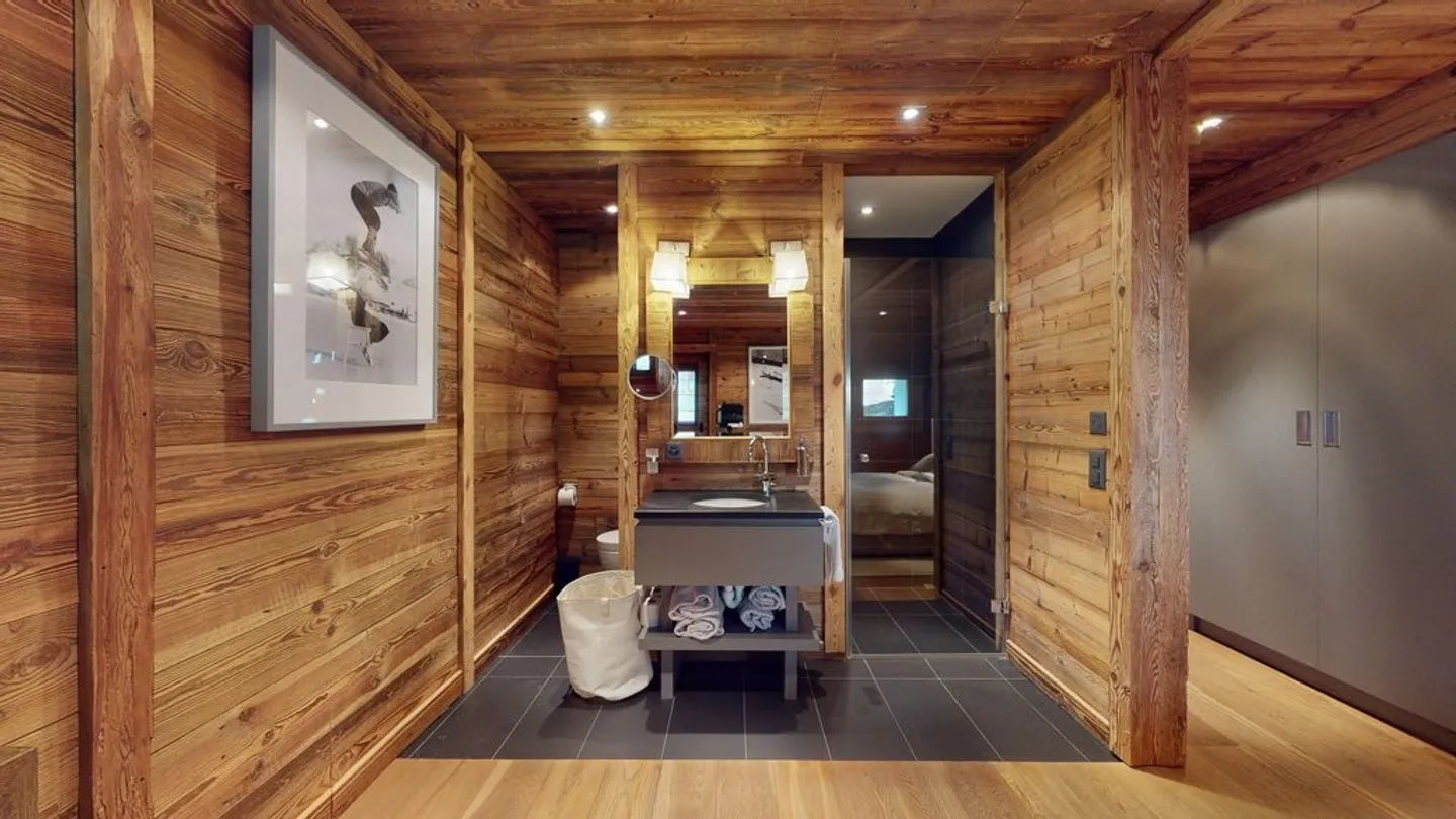 Crans - Chalet di alta classe con vista mozzafiato sulle Alpi - Foto 10 di 12