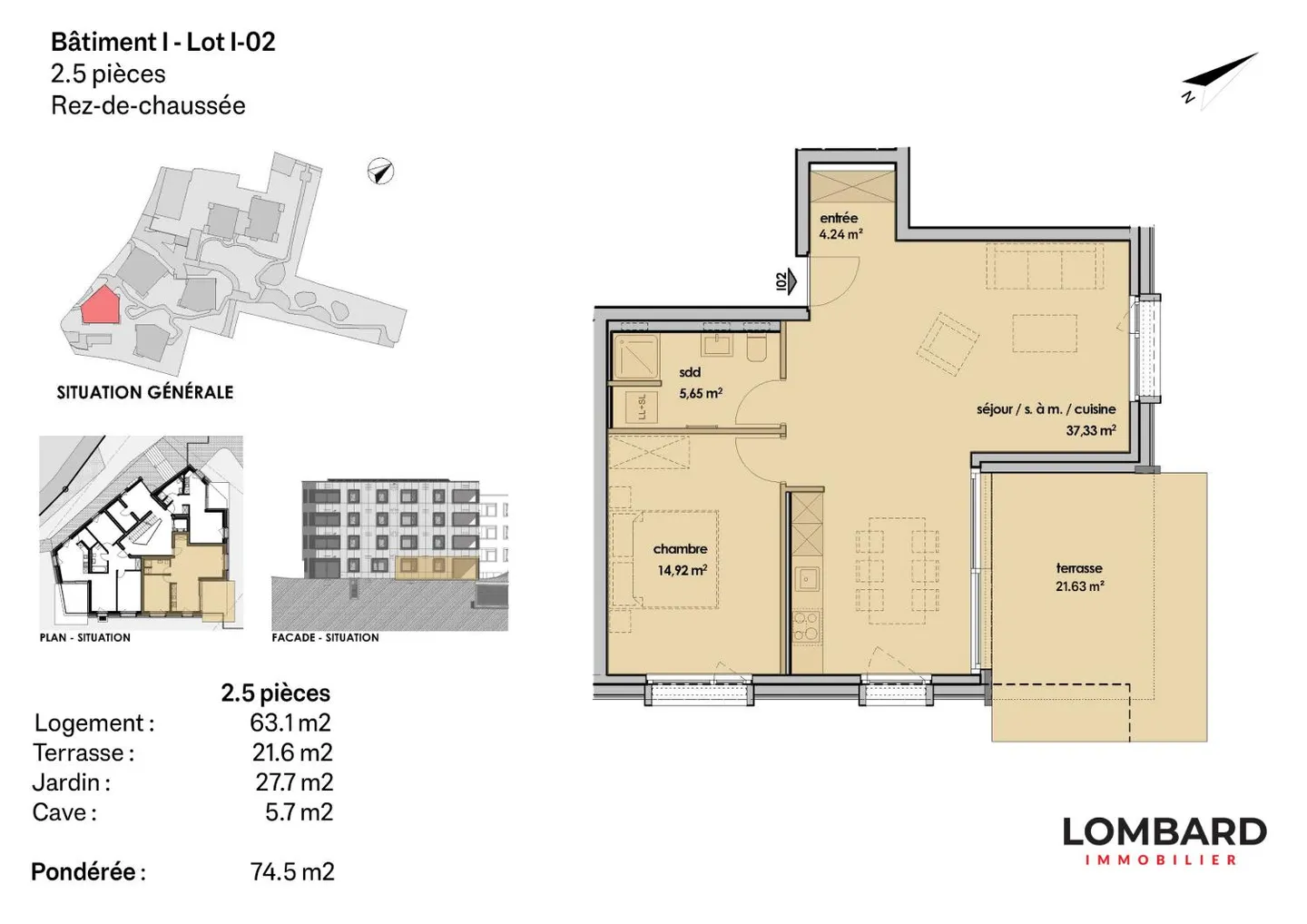 2,5-Zimmer-Wohnung - Foto 6 von 6