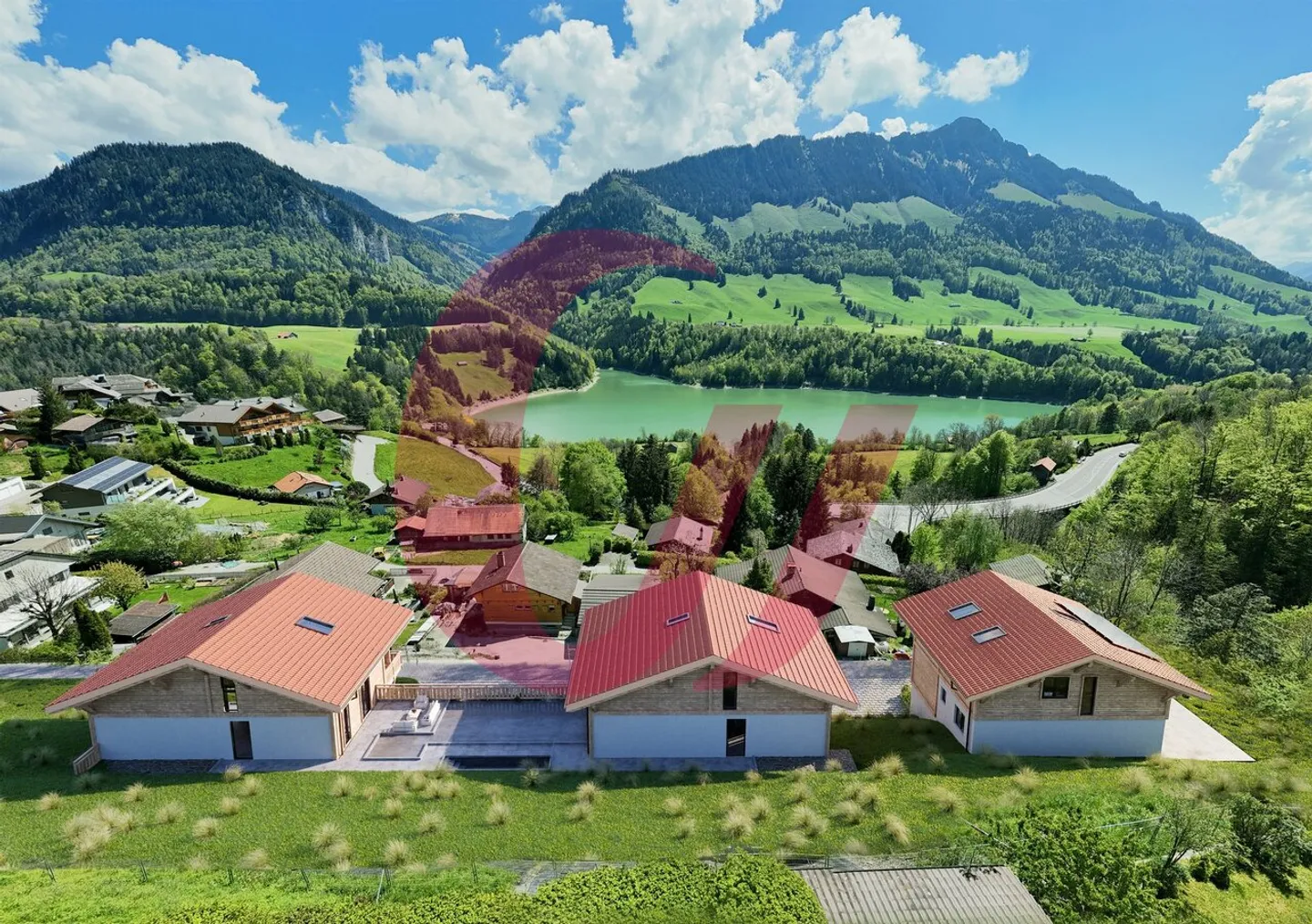 Chalets "Les Drei Gämse" in Crésuz - Foto 4 von 4