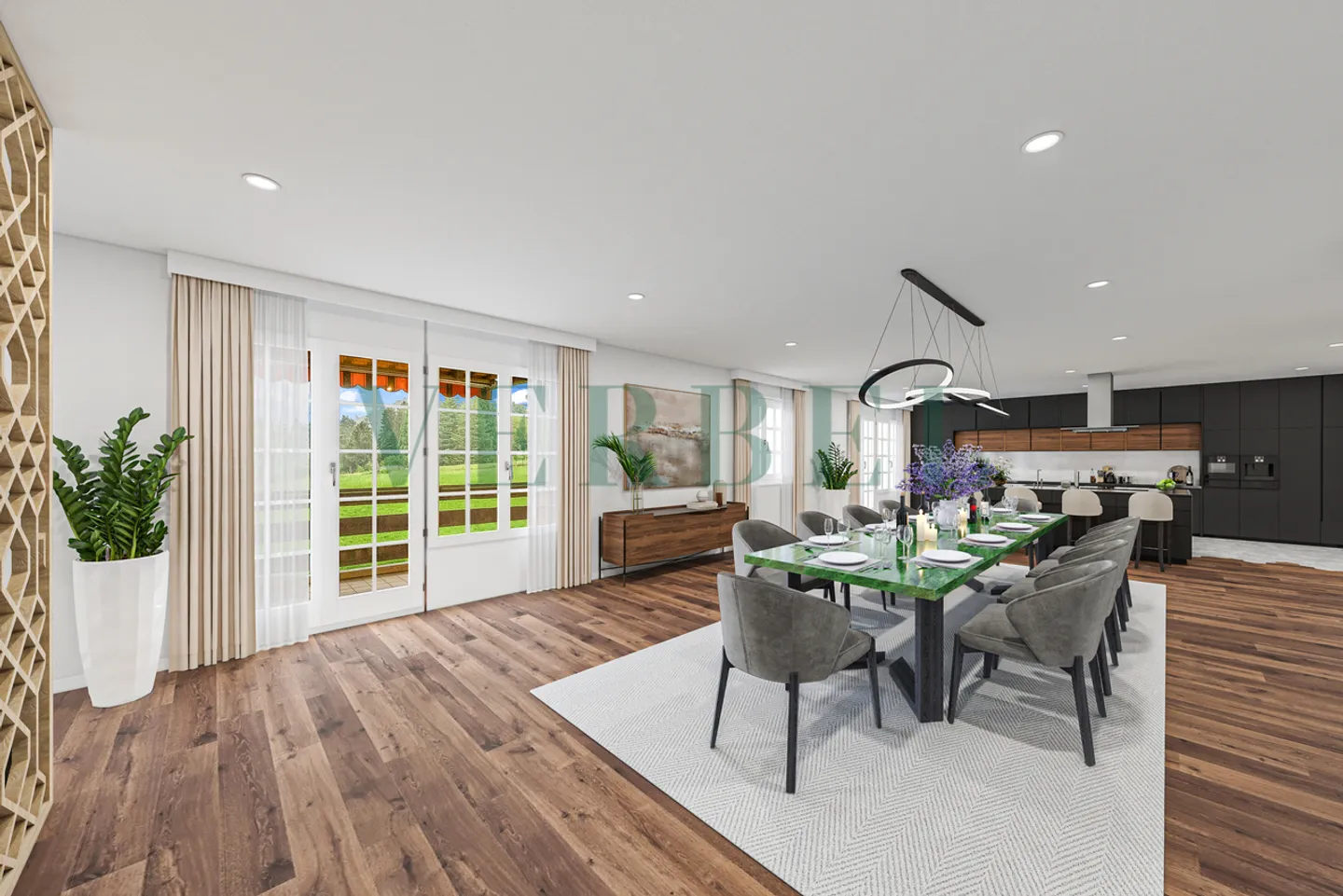 Spacious 5.5-room apartment with lake view - Photo 3 of 14