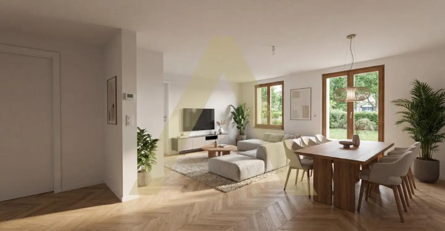 Zukünftige renovierte Wohnung mit schönem Garten 5 Minuten von Payerne - Foto 4 von 12