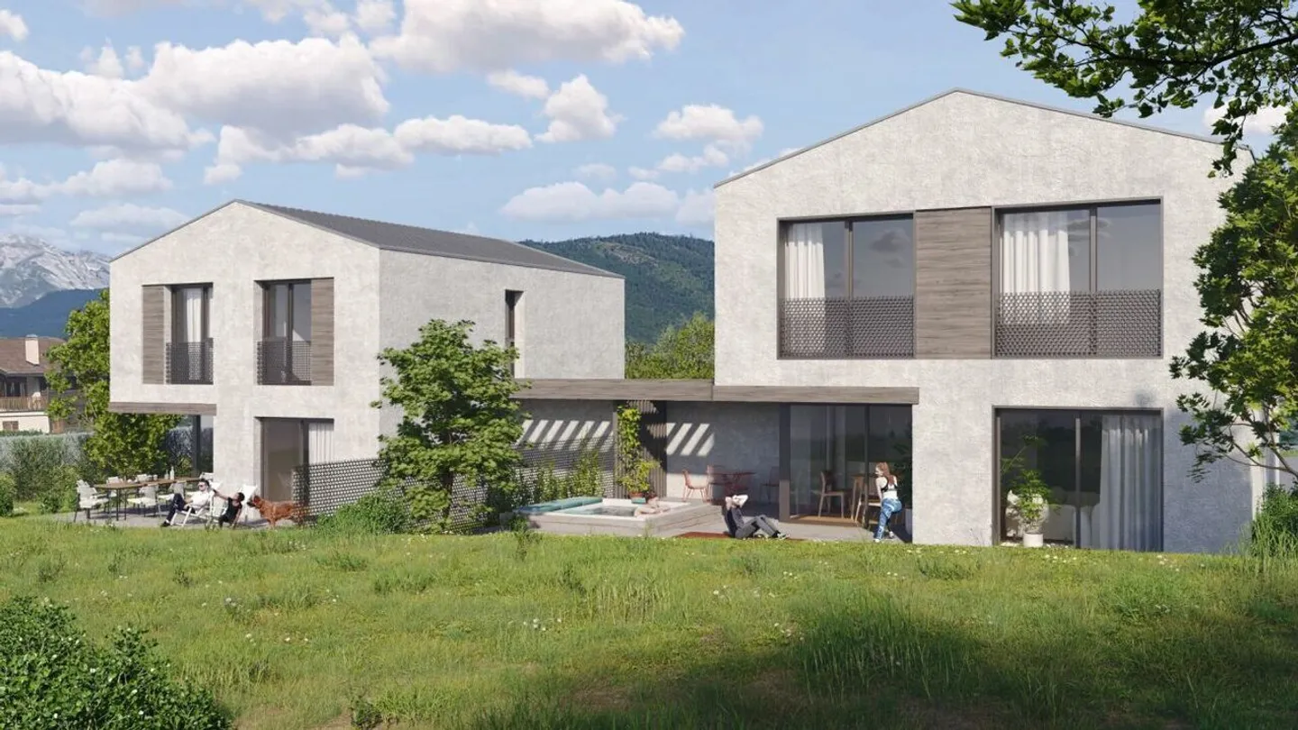 Zeitgenössische Villa in Grône - Foto 2 von 11