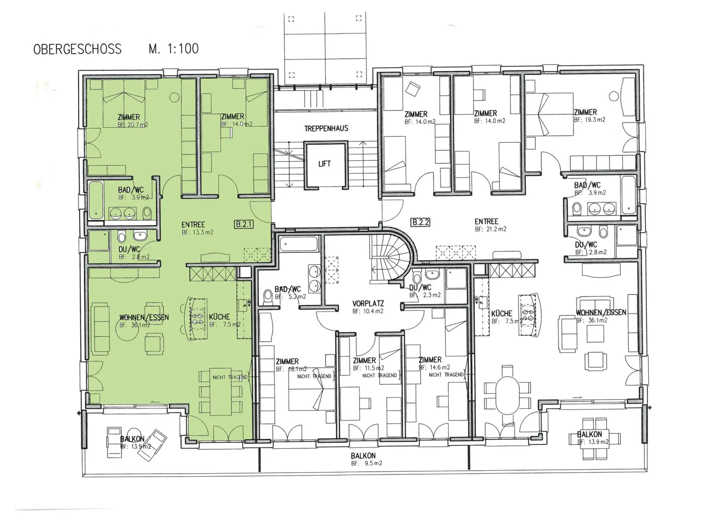 Spacious 3.5-room apartment with plenty of storage space - Photo 12 of 13