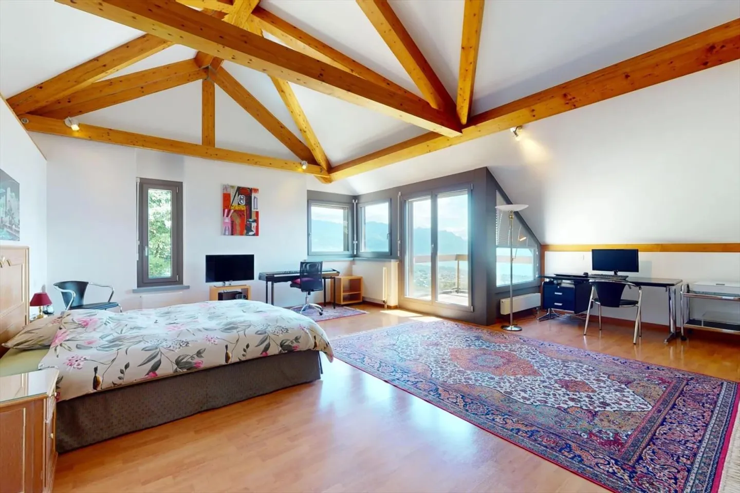 A JONGNY, bellissimo appartamento di 4,5 locali con vista mozzafiato sul lago! - Foto 7 di 13