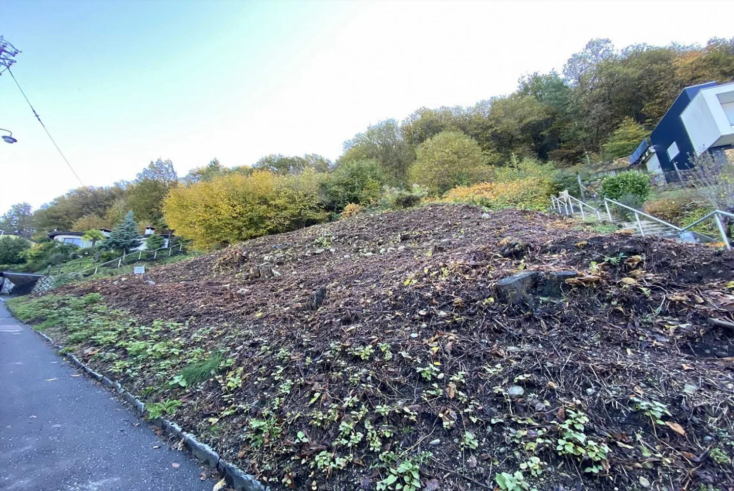 Terrain à bâtir avec vue sur le lac à Gerra Gambarogno - Photo 4 sur 5