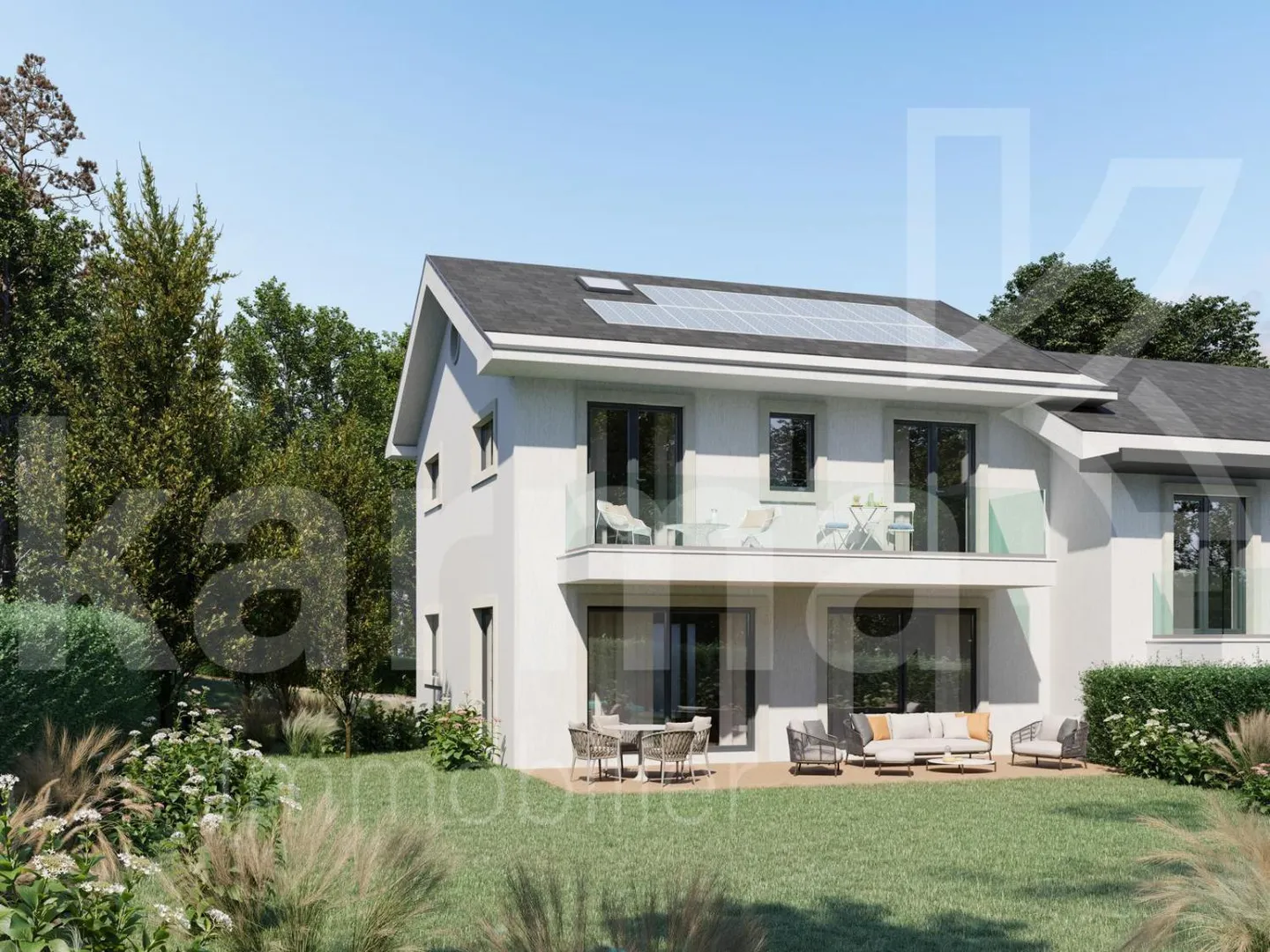 Villas modernes à Crans-près-Céligny - Photo 1 sur 4