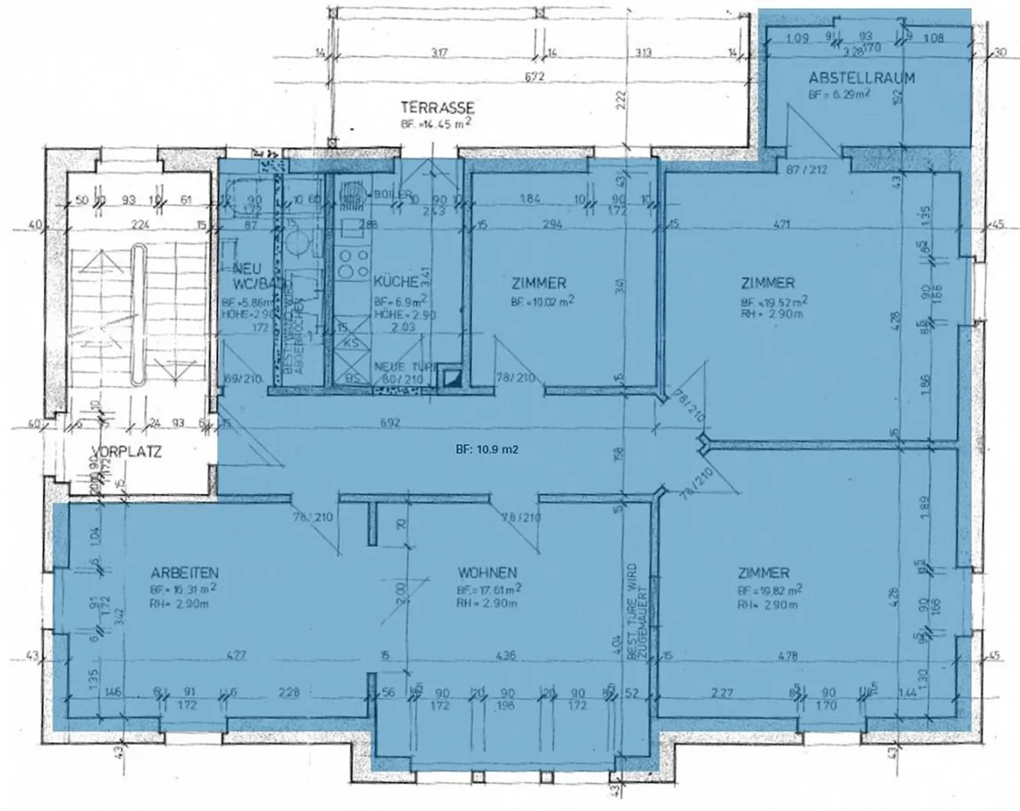 Appartement de 5 pièces au centre avec jardin et pergola - Photo 22 sur 22