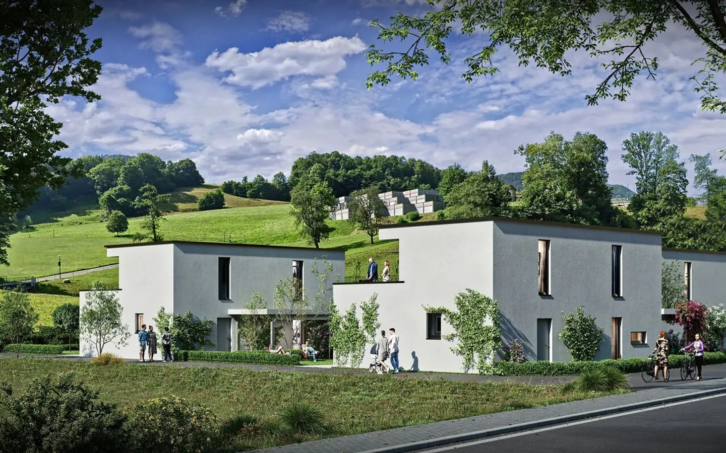 Nuovo progetto di costruzione - vita moderna con panorama e flessibilità - Foto 8 di 9