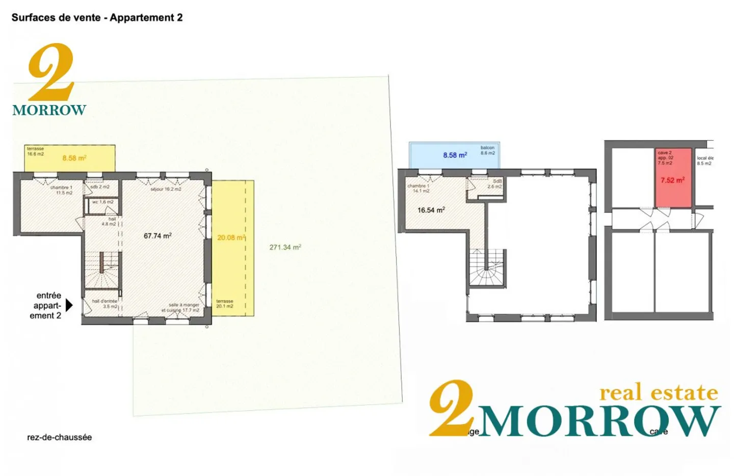 Appartement 4 – 5,5 Zimmer-Duplex mit zwei Balkonen - Photo 9 sur 9