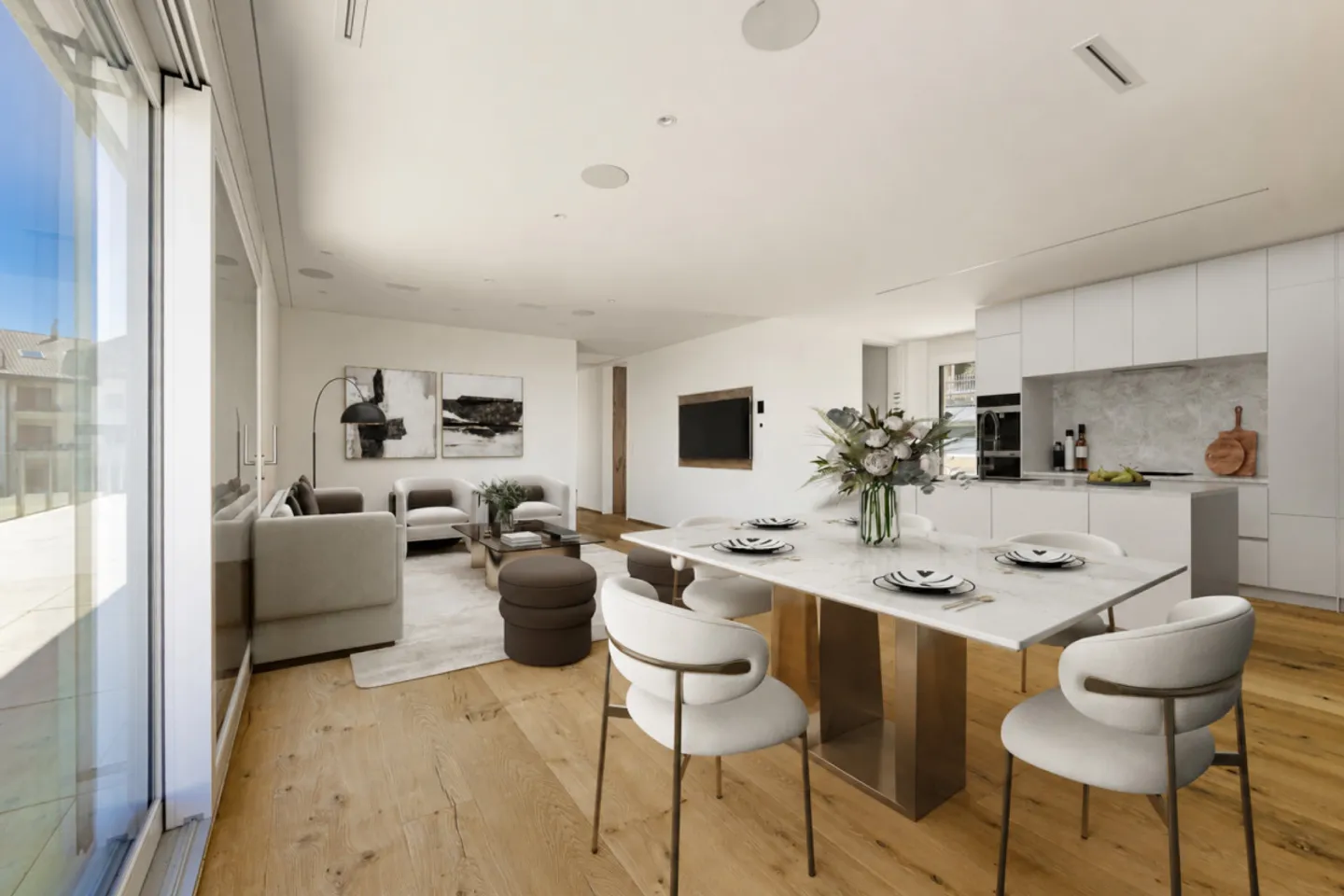 LOGENPLATZ AU-DESSUS DU LAC DE CONSTANCE : PENTHOUSE PANORAMIQUE AVEC PISCINE PRIVÉE - Photo 3 sur 11