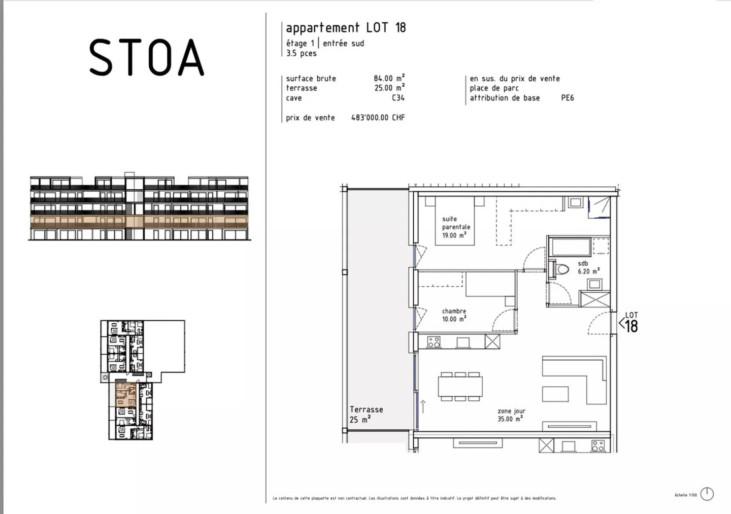 Appartement neuf de 3,5 pièces au 1? étage - Photo 5 sur 5