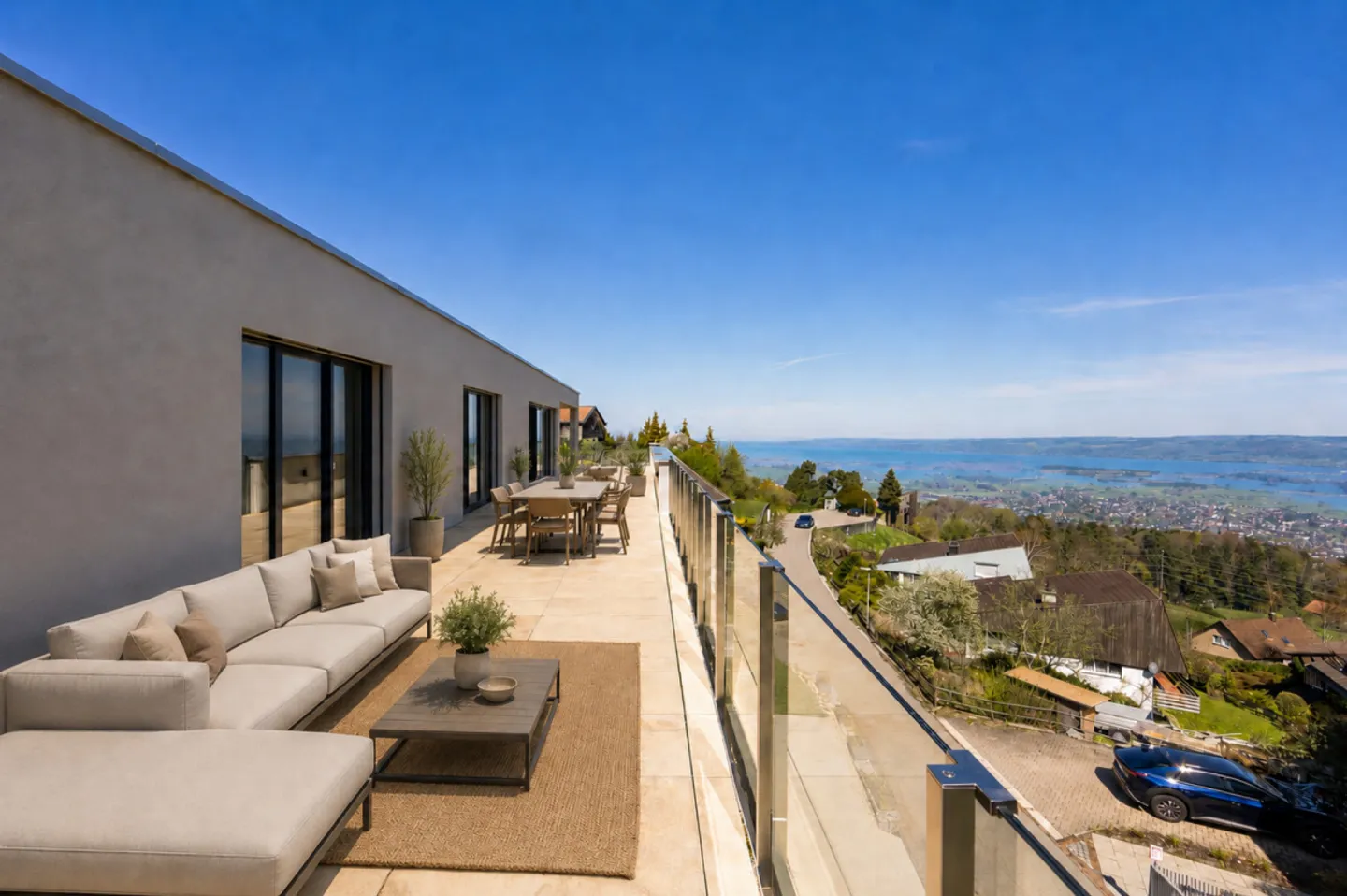 LOGENPLATZ AU-DESSUS DU LAC DE CONSTANCE : PENTHOUSE PANORAMIQUE AVEC PISCINE PRIVÉE - Photo 10 sur 11