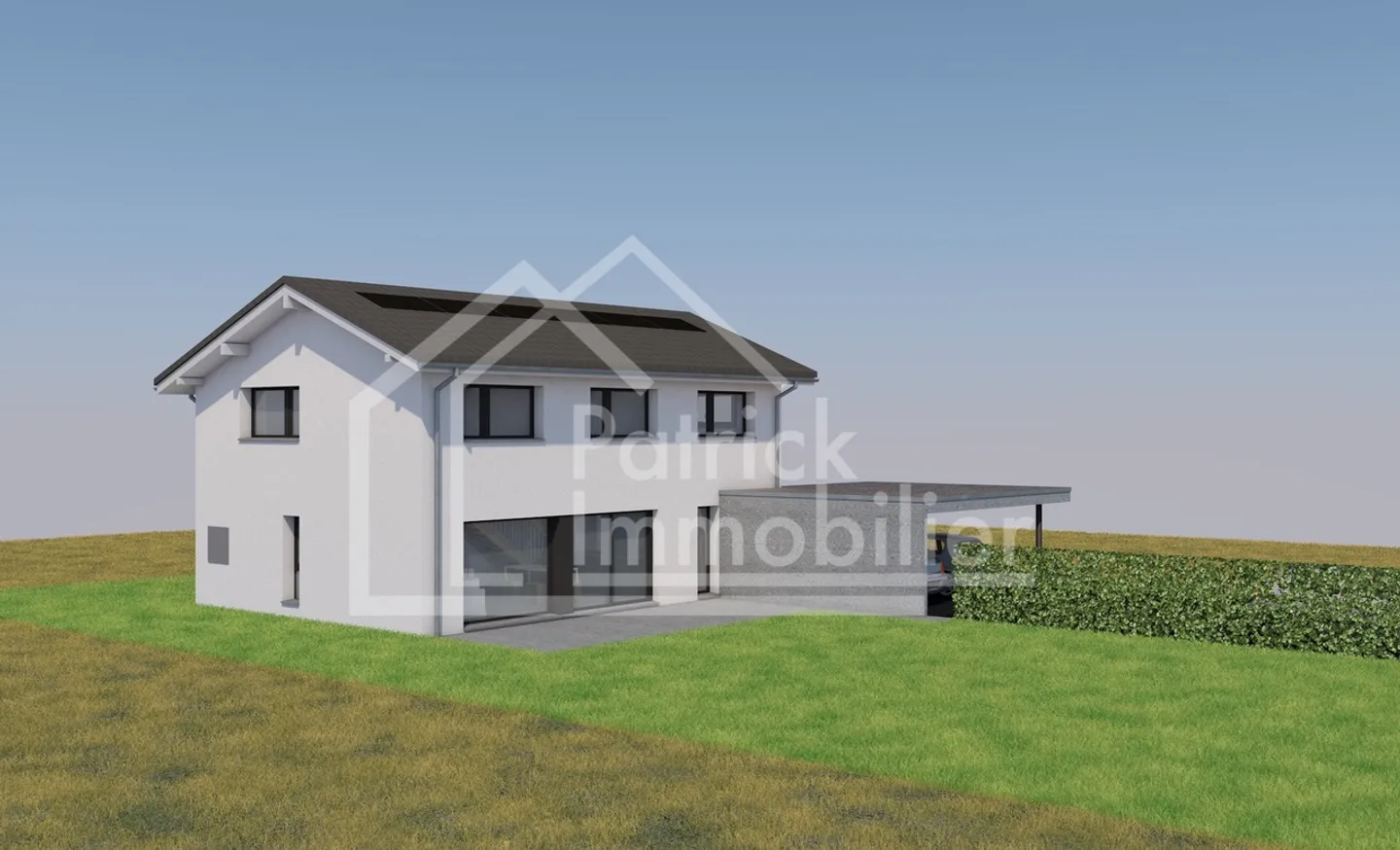 Projekt einer individuellen Villa mit 6,5 Zimmern auf einem Grundstück von 1.700 m2 - Foto 4 von 6