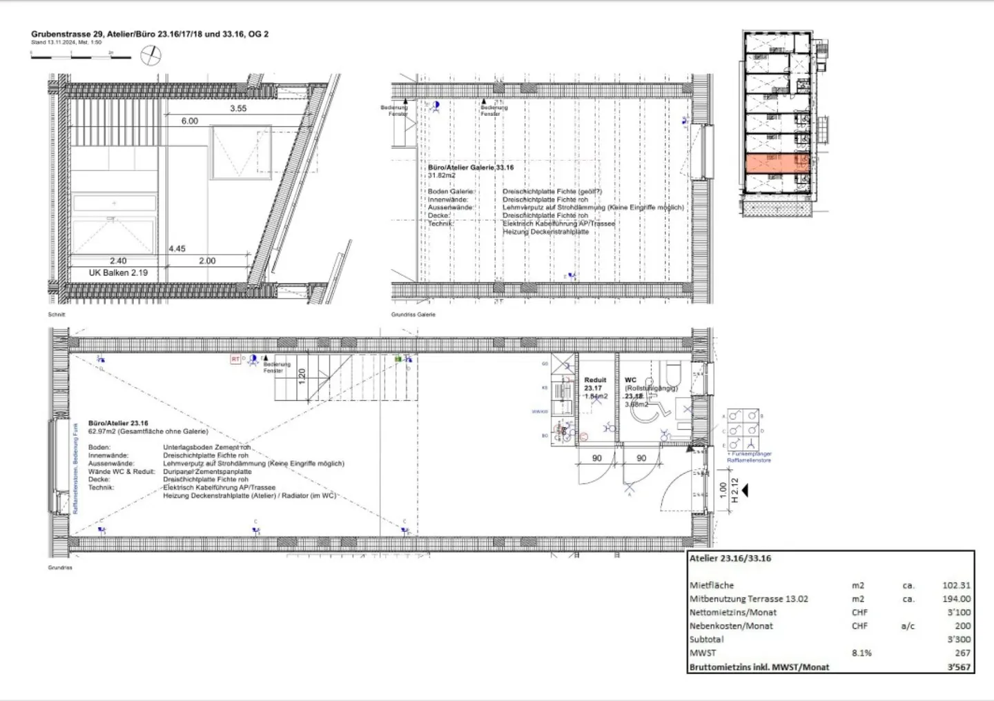 Ultima possibilità: Ufficio moderno completamente attrezzato nel Werkhof29 - nella Binz - Foto 11 di 12