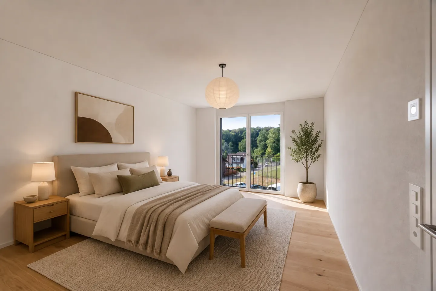 Maisonette en attique baignée de lumière avec vue dégagée et jardin privé - Photo 5 sur 7