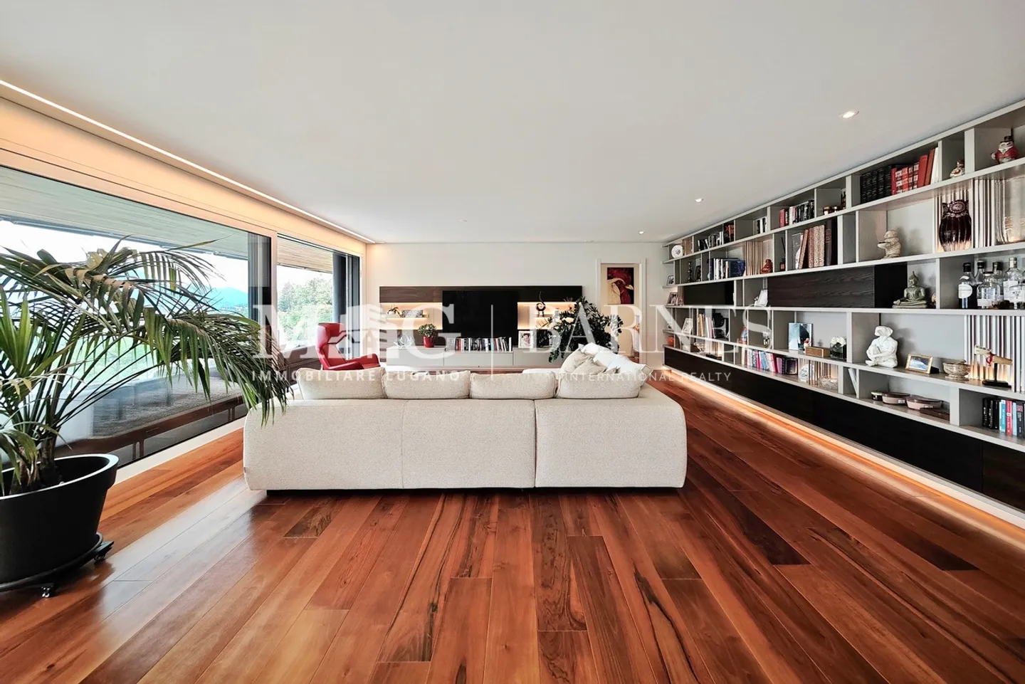 Lugano, Canobbio : Penthouse moderne avec vue sur le lac et grande terrasse - Photo 4 sur 17