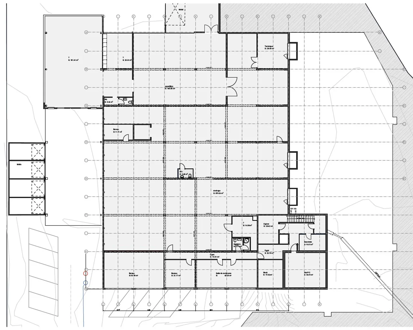 Spazio industriale con uffici – ZI Budron – 1'131 m² + uffici – Accesso indipendente e parcheggi - Foto 9 di 9