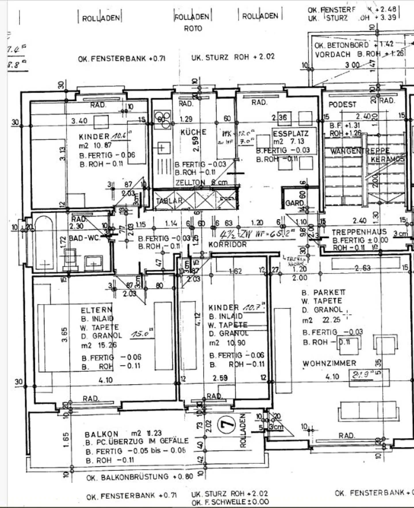 4½-Zimmerwohnung, 2. OG in St. Erhard - Foto 11 di 11