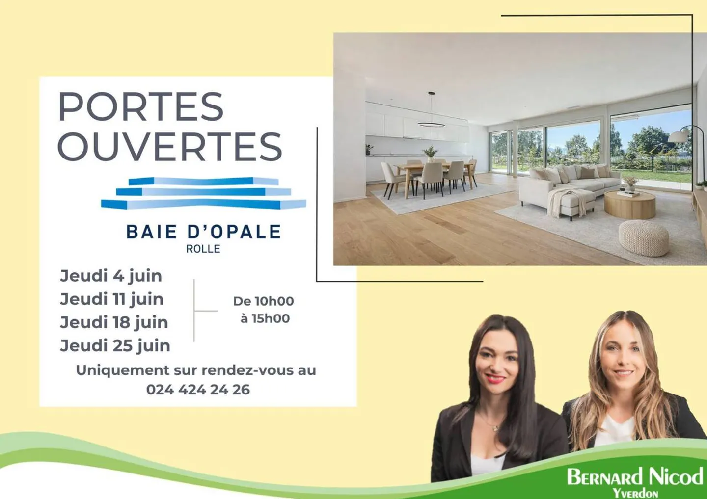 Appartement luxueux de 4,5 pièces avec 2 balcons, neuf - Photo 2 sur 13